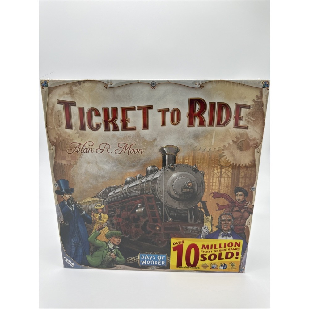 SEALED Ticket To‎ Ride by Alan R. Moon by Days of Wonder Board Game 2021 NEW
